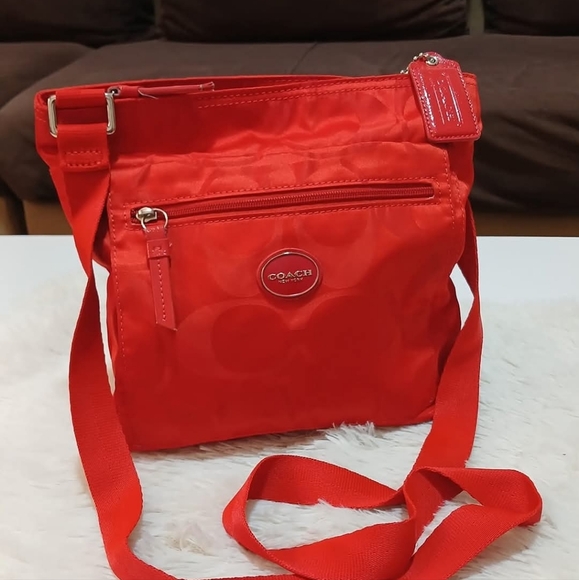 Coach Handbags - Coash Woman Cross Body In Red